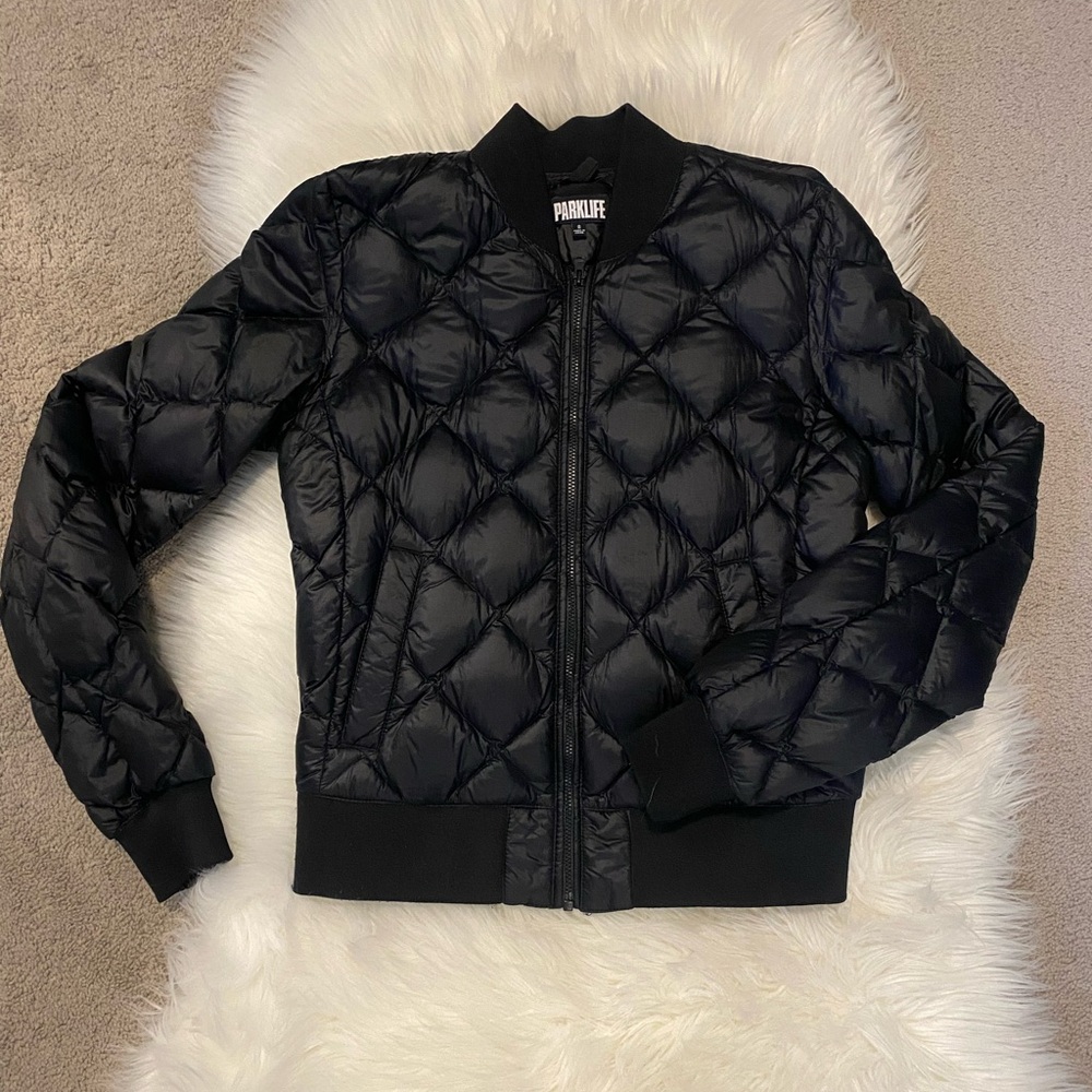 Parklife Puffer Bomber Jacket (from Aritzia)